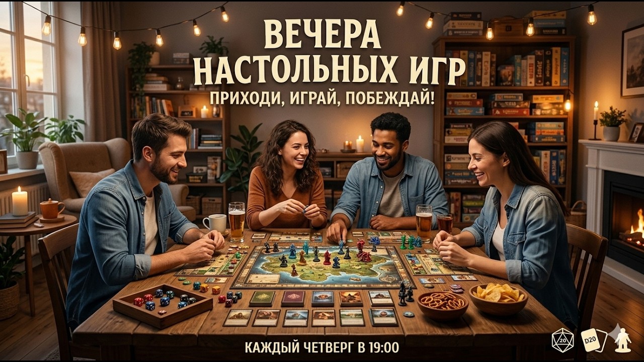 Вечер настольных игр - Изучаем правила 