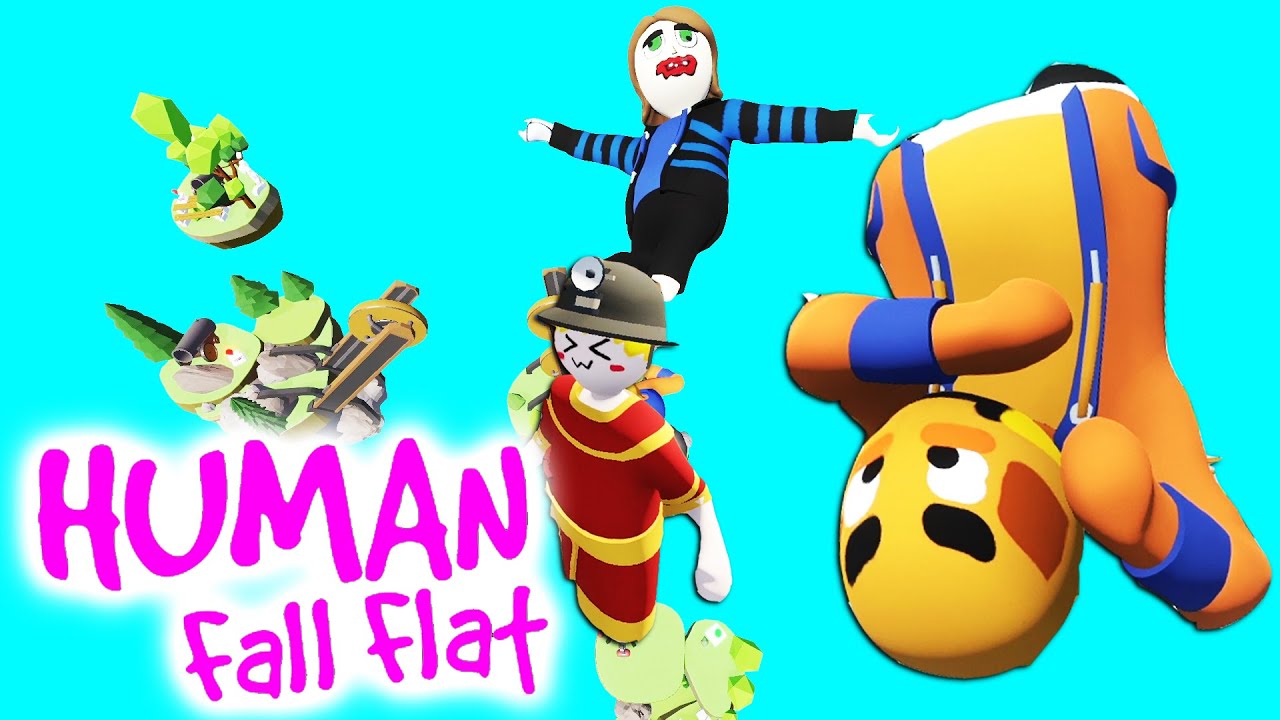 Wir fliegen von INSEL zu INSEL | Human Fall Flat