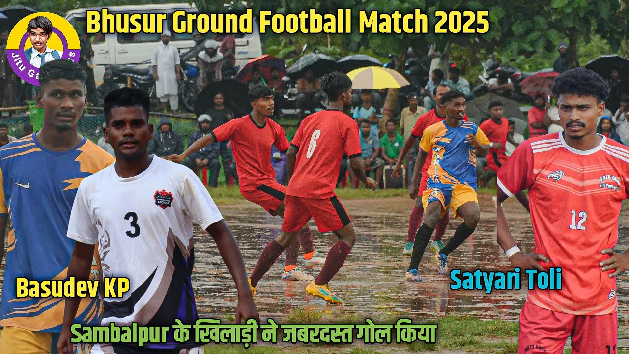 Basudev Kutumb Parivar 02 Vs Satyari Toli 00 | Bhusur Ground Football Match 2025