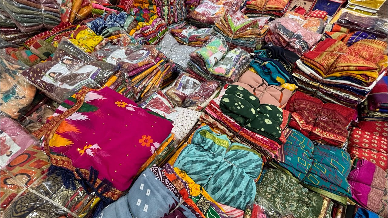 Box packing saree market |✅wholesale saree market | catalogue collection saree #lotsaree2026
