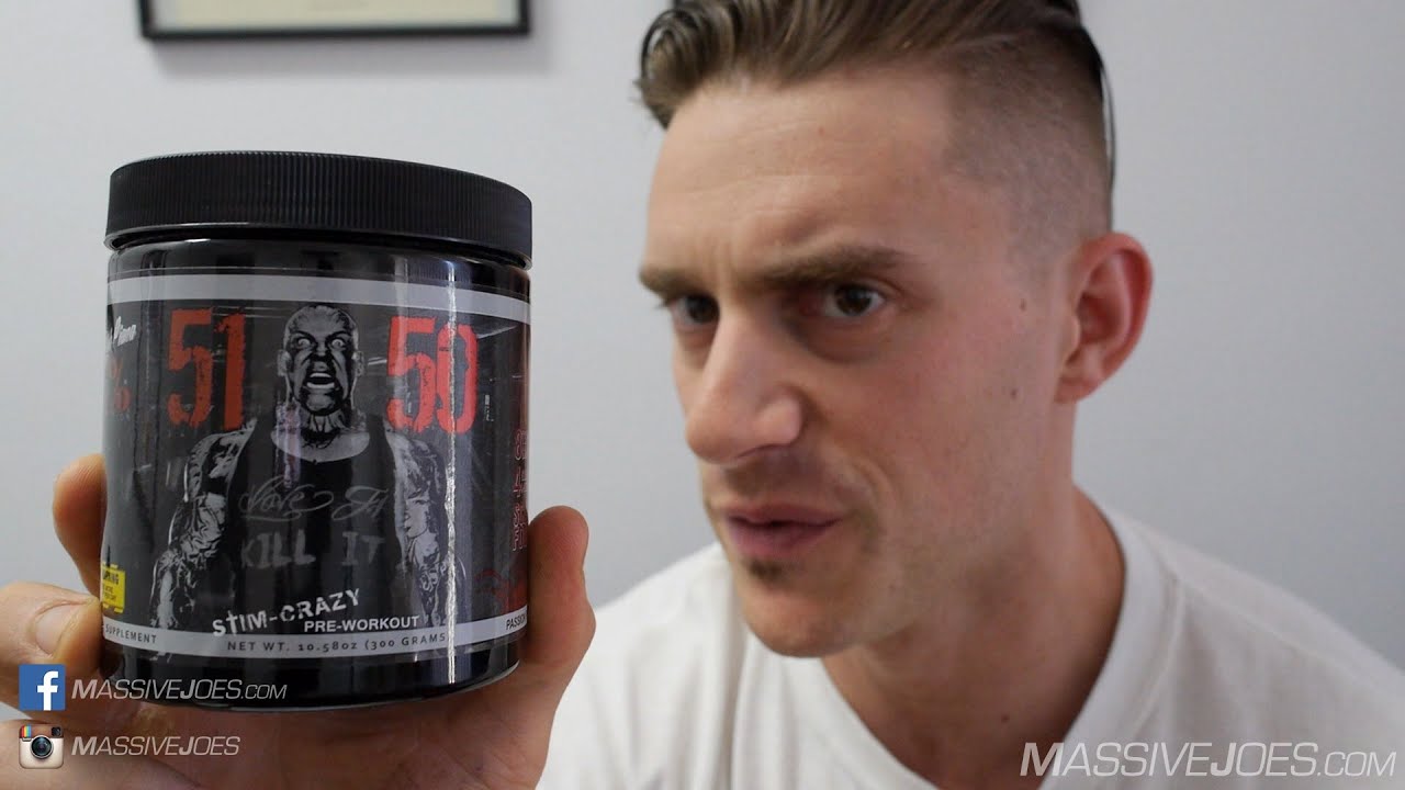 Rich Piana 5% Nutrition 5150 Pre-Workout Supplement Review - MassiveJoes.com Raw Review