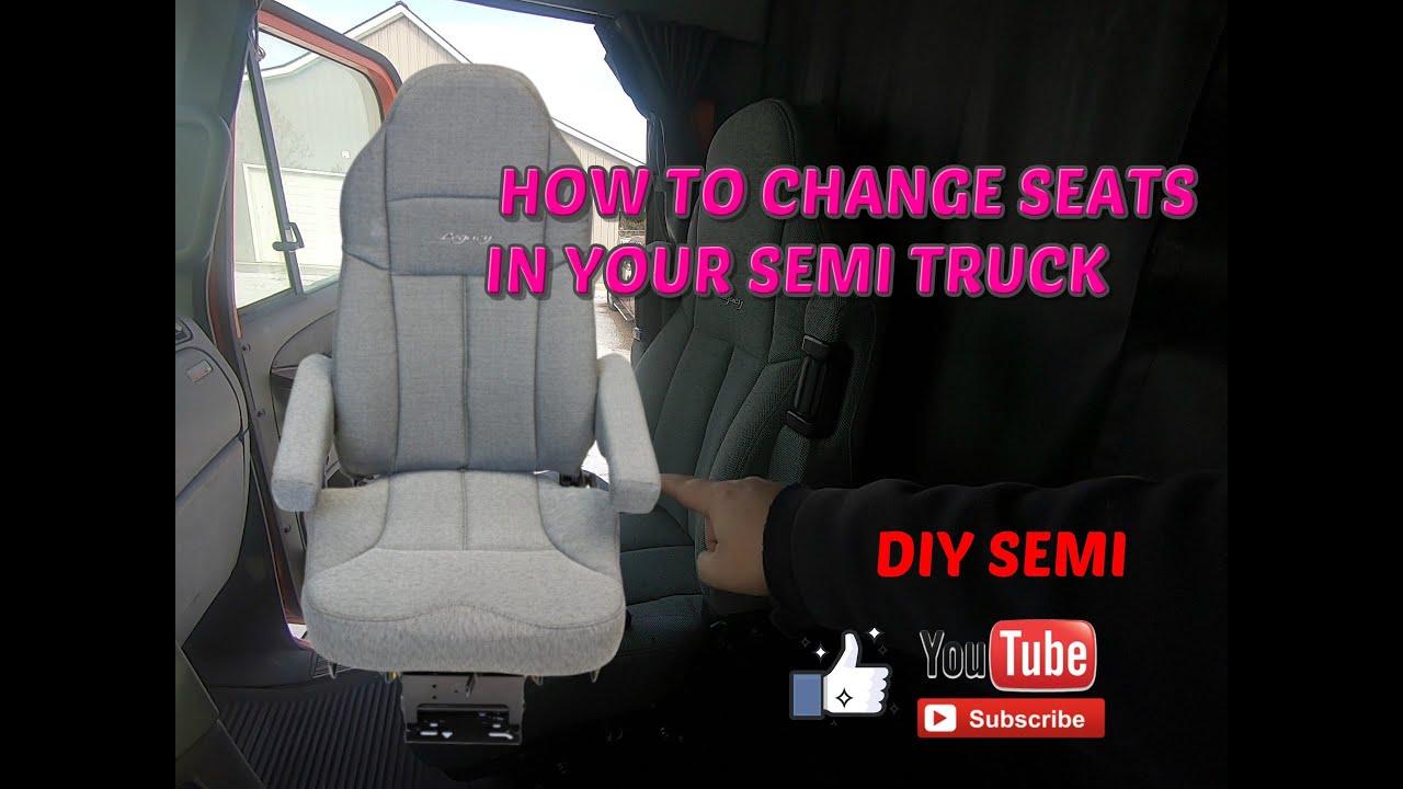 Как поменять сиденья в полуприцепе