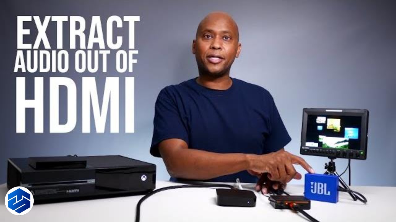 Как извлечь звук из кабелей HDMI с помощью DotStone HDMI Audio 236...