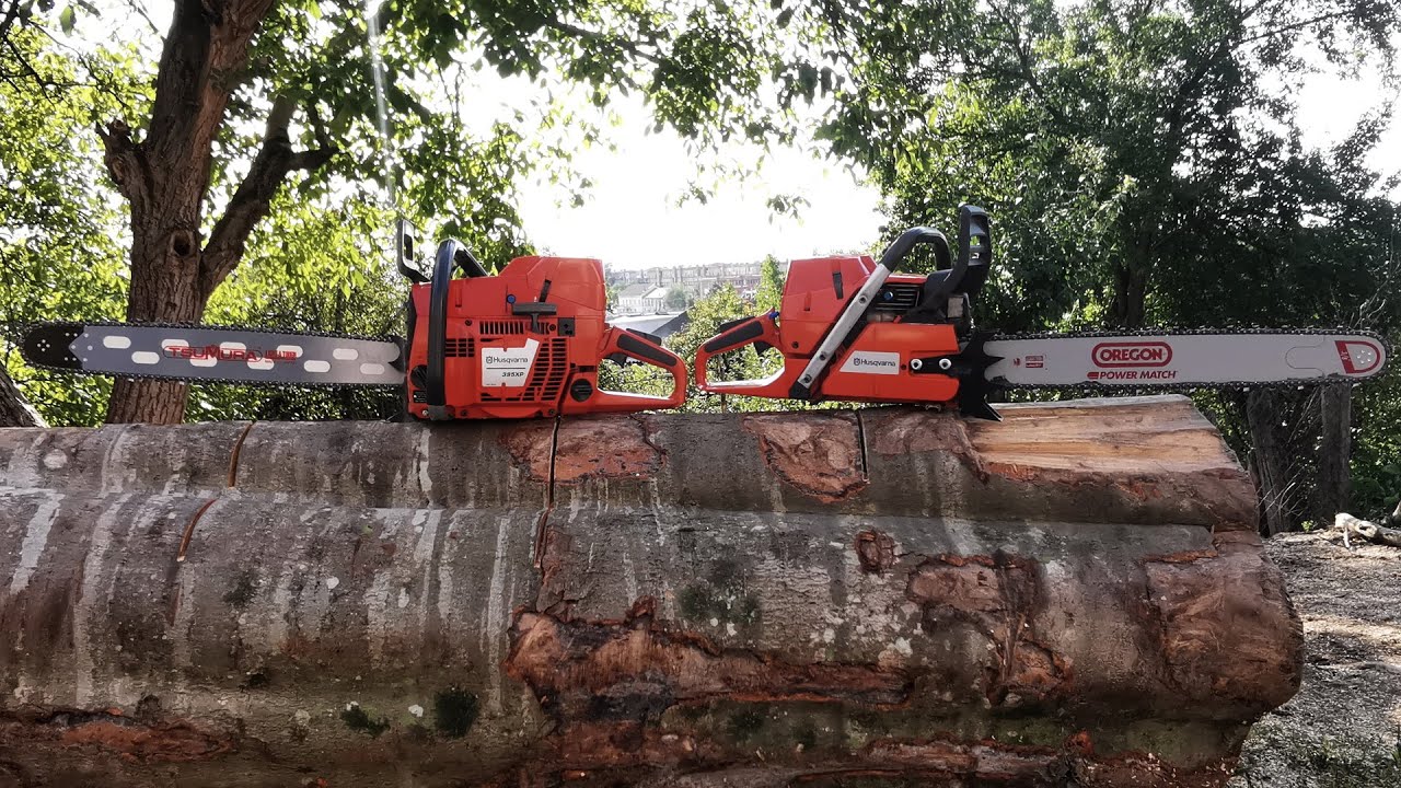 I love to work with Husqvarna Legends !!! (88cc 390xp and 94cc 395xp)