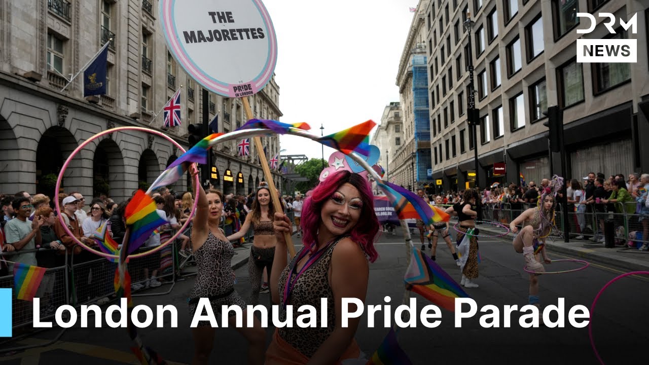Just In: LGBTQ+ Pride in London | Pride in London 2025 Parade Takes Over British Capital | AC15
