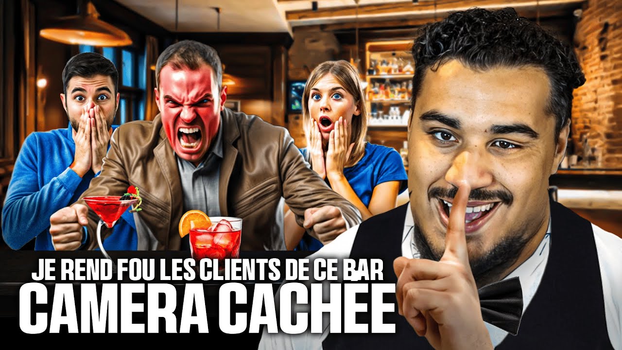 JE REND FOU LES CLIENTS DE CE BAR (caméra cachée)