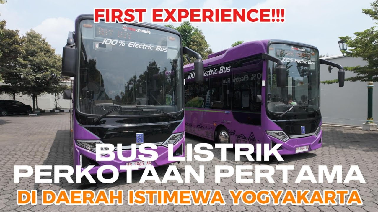 Naik Bus Listrik Perkotaan Pertama Di Daerah Istimewa Yogyakarta! Green Transportation Ngayogyakarta