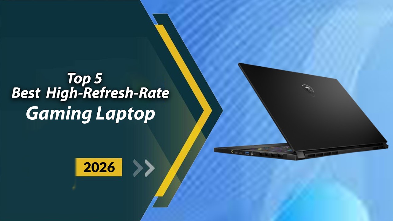 Top 5 Best High Refresh Rate Gaming Laptops You Can Buy in 2026