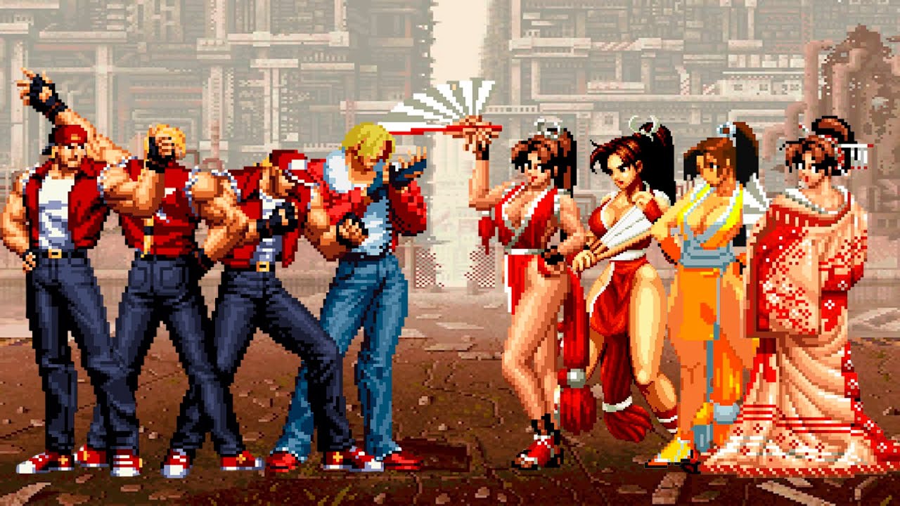 [KOF Mugen] Terry Bogard Team vs Mai Shiranui Team