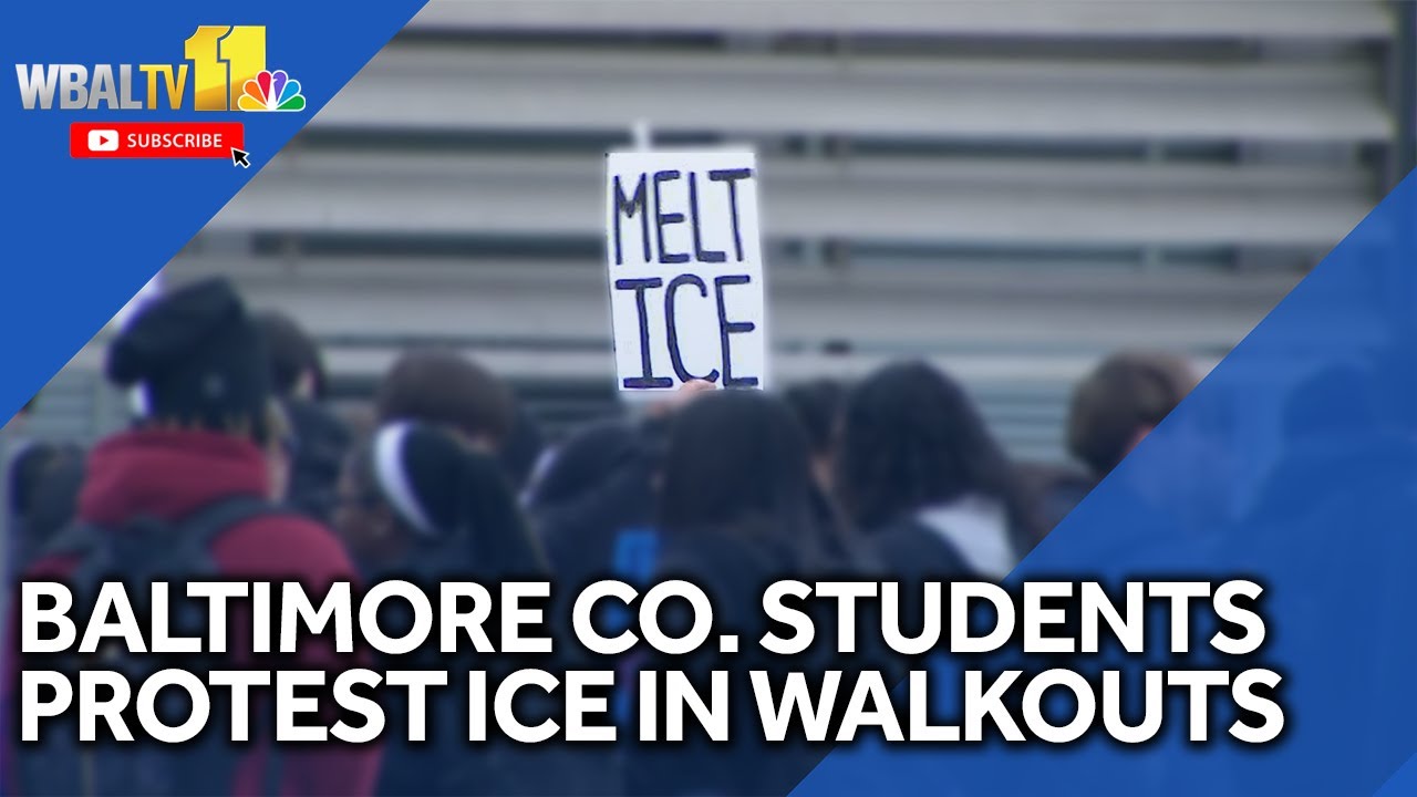 Baltimore County students walk out to protest ICE