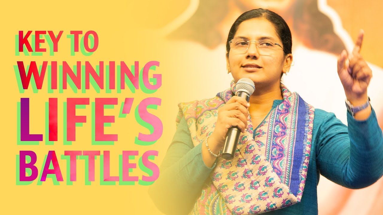 Key to winning life's battles |12 July | Maria Sangeetha | Divine Retreat Centre