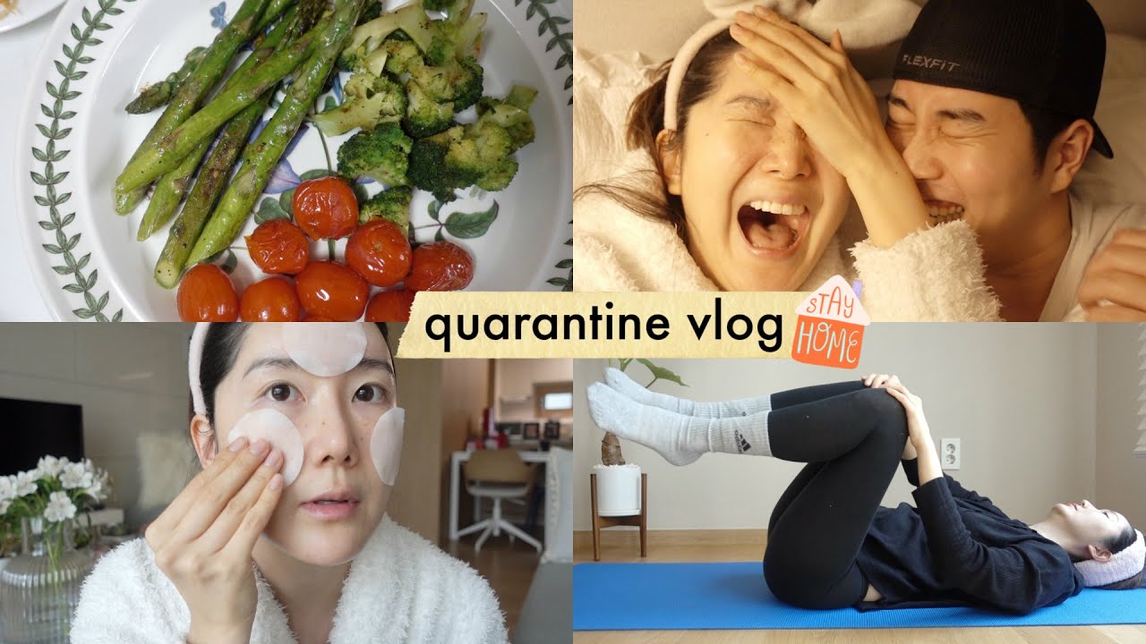 what i've been doing during quarantine: skincare, cooking, stretching, unboxing, kdrama rec💪