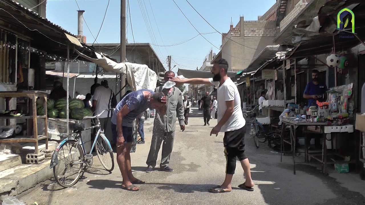 شاهد معنا مشاهد اليوم الثلاثاء من مدينة #عامودا  في ساعات الظهيرة حيث بلغت درجة الحرارة 45 ْ