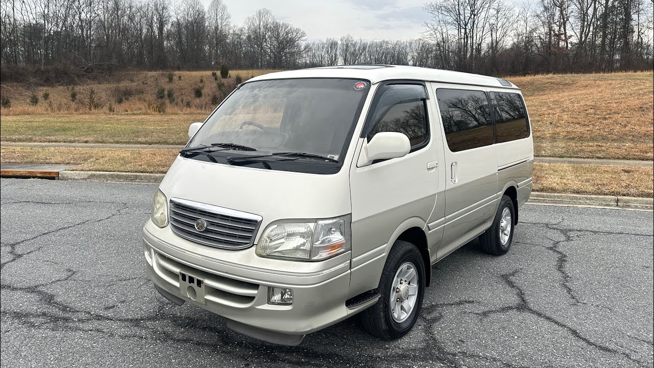 1999 TOYOTA HIACE SUPER CUSTOM LIMITED KZH106 —161,731 Miles -INTERCOOLER TURBO DIESEL- WALK AROUND 