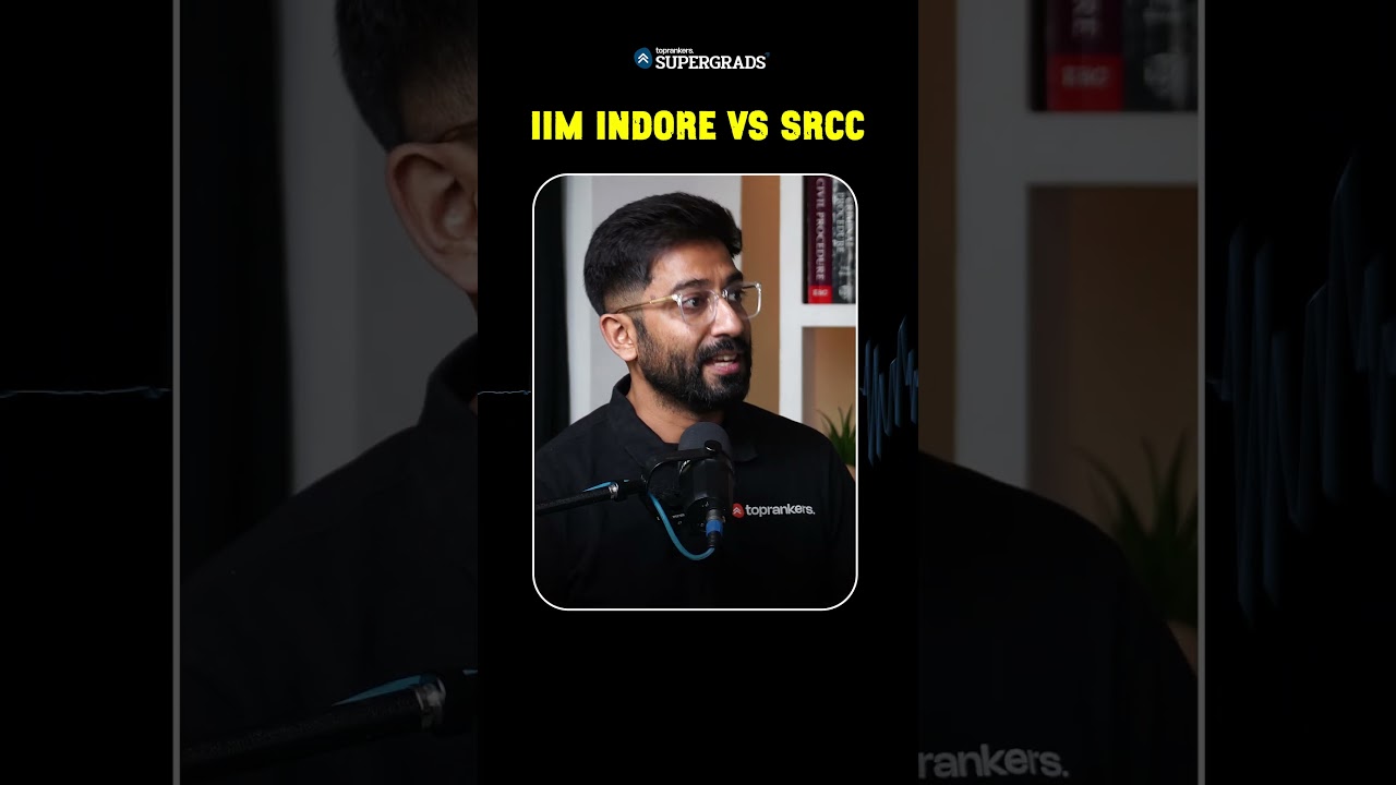 SRCC for Commerce or IIM Indore for Management? 🤔📈| Which One Should You Choose? 🎓| #shorts