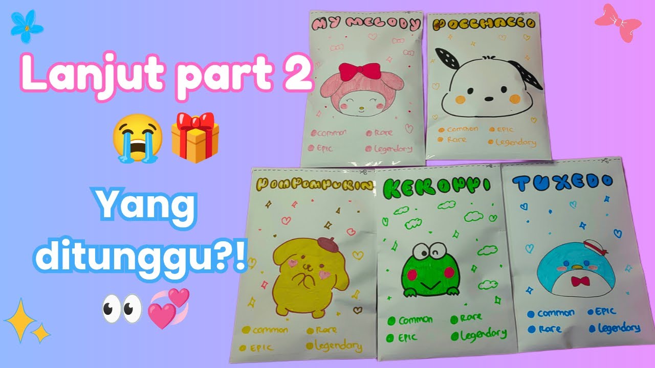 Unboxing Blind Bag Sanrio PART 2 | 5 Karakter Terakhir, Favorit Muncul?! 👀💖