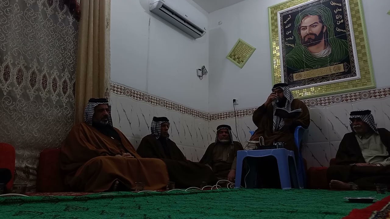 مجلس حسيني بصوت المله سيف كامل الفرطوسي ديوان ابو طارق سعيد ال خيون يوم ١٨ رمضان ١٤٤٧