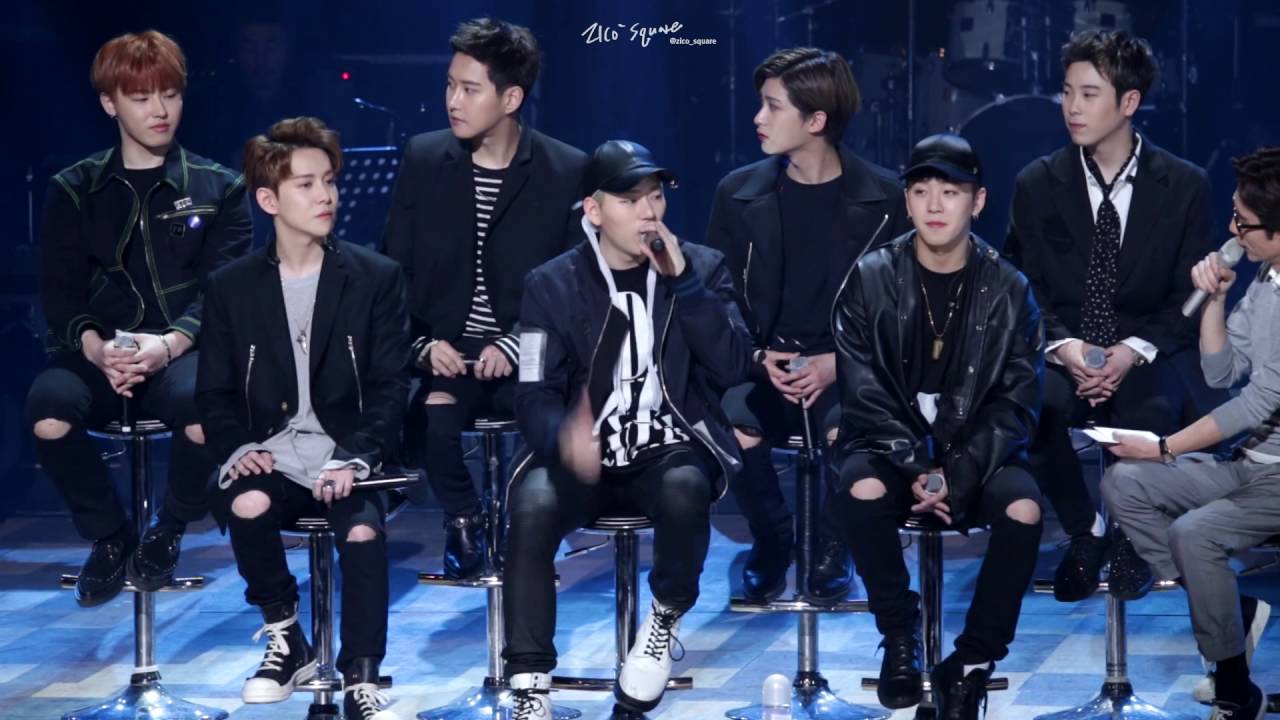 [ZICO²] 160405 블락비- 유희열의 스케치북 Talk Full ③ 블락비곡 작업기, 프로듀서로서 보는 멤버별 특징, 피오 몇년후에 파트 라이브