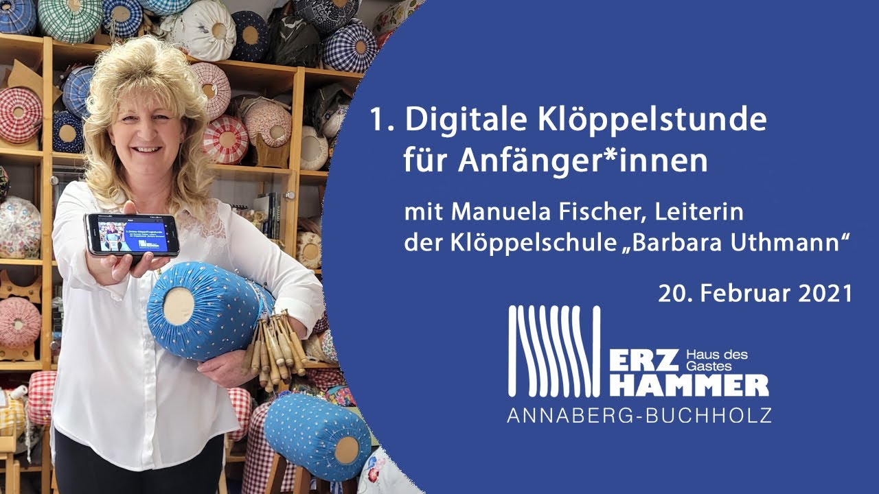 1. Online-Klöppelstunde für Anfänger*Innen