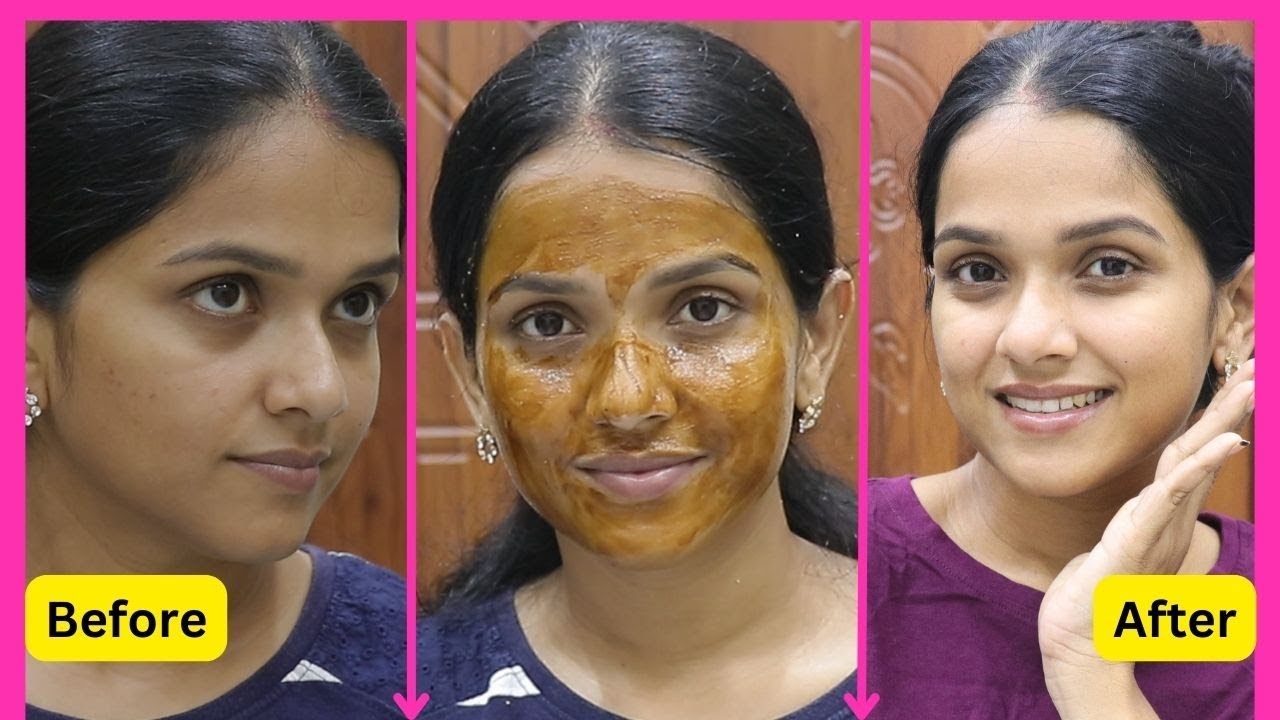4 step Easy Home Facial for Bright Glowing & Clear skin, Skin Tightening, Removal of Blackheads Zits