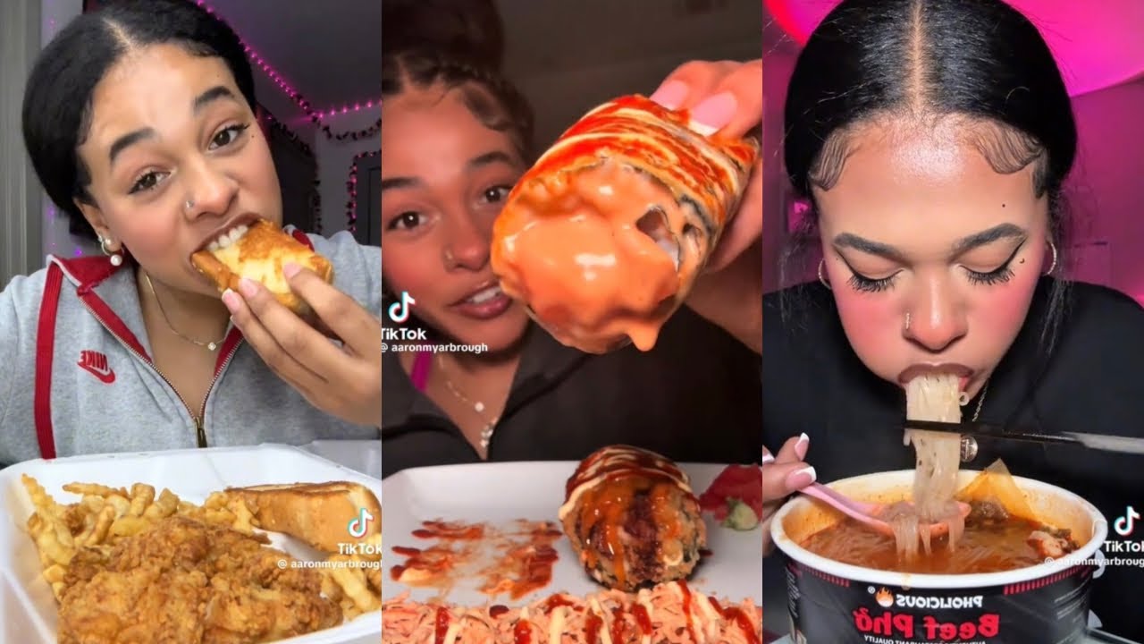THE BEST OF @aaronmyarbrough TIKTOK MUKBANG!