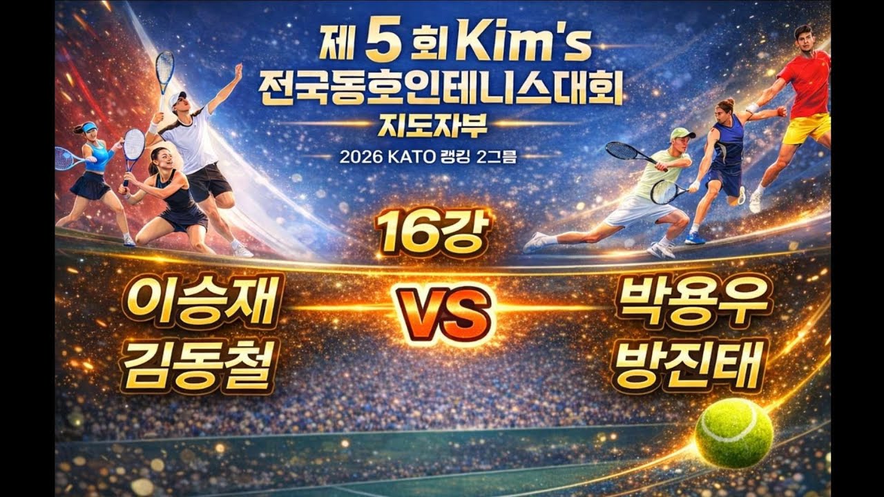 [제5회 킴스배 지도자부 테니스대회] -16강- 🎾이승재,김동철 VS 박용우,방진태🎾   #지도자부 #킴스배 #복식 #복식전술 #테니스 #최인테니스 