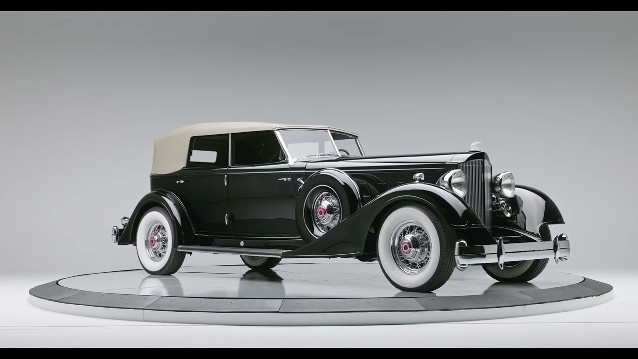 1934 Packard Twelve 1108 Custom Convertible Sedan by Dietrich