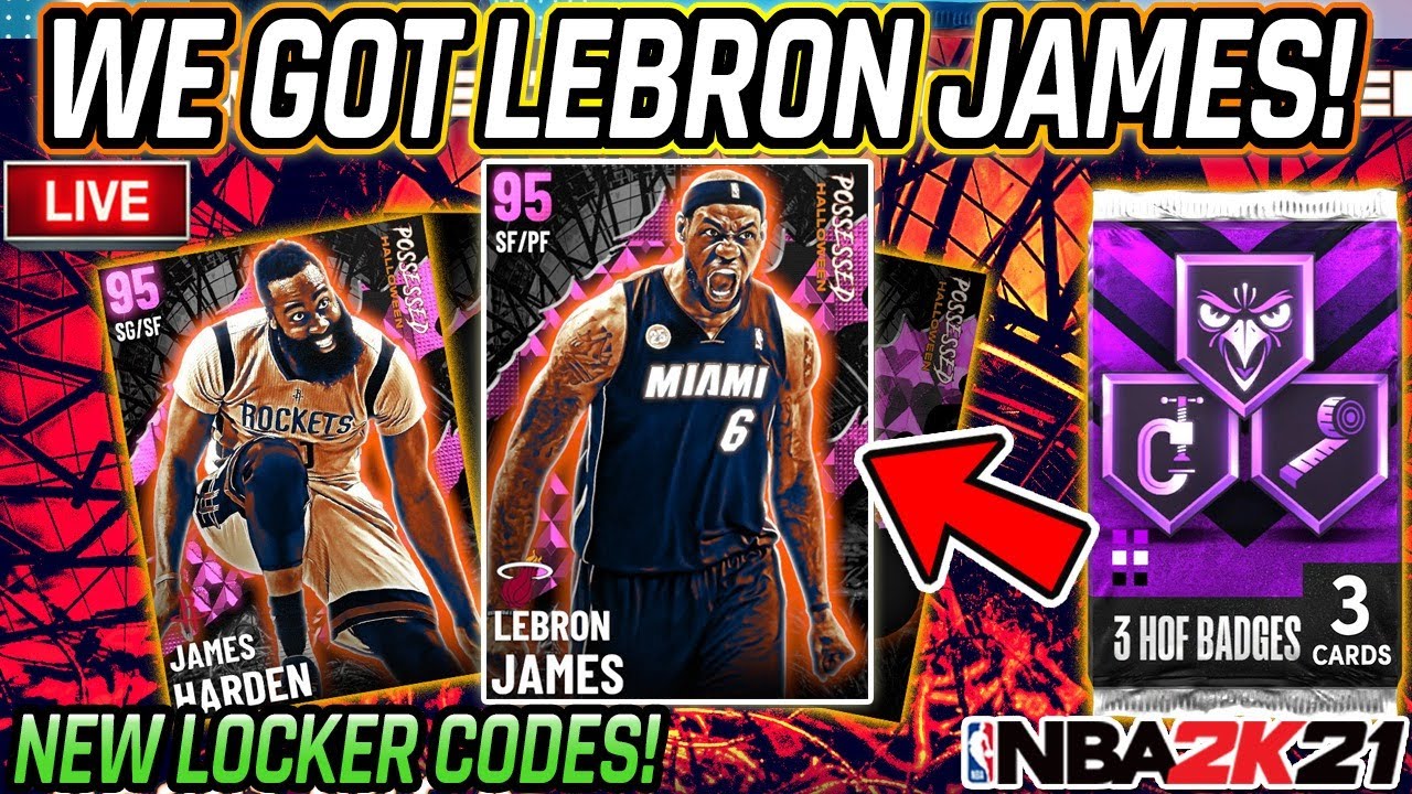 NBA 2K21 MYTEAM NEW LOCKER CODES! + PINK DIAMOND LEBRON JAMES!