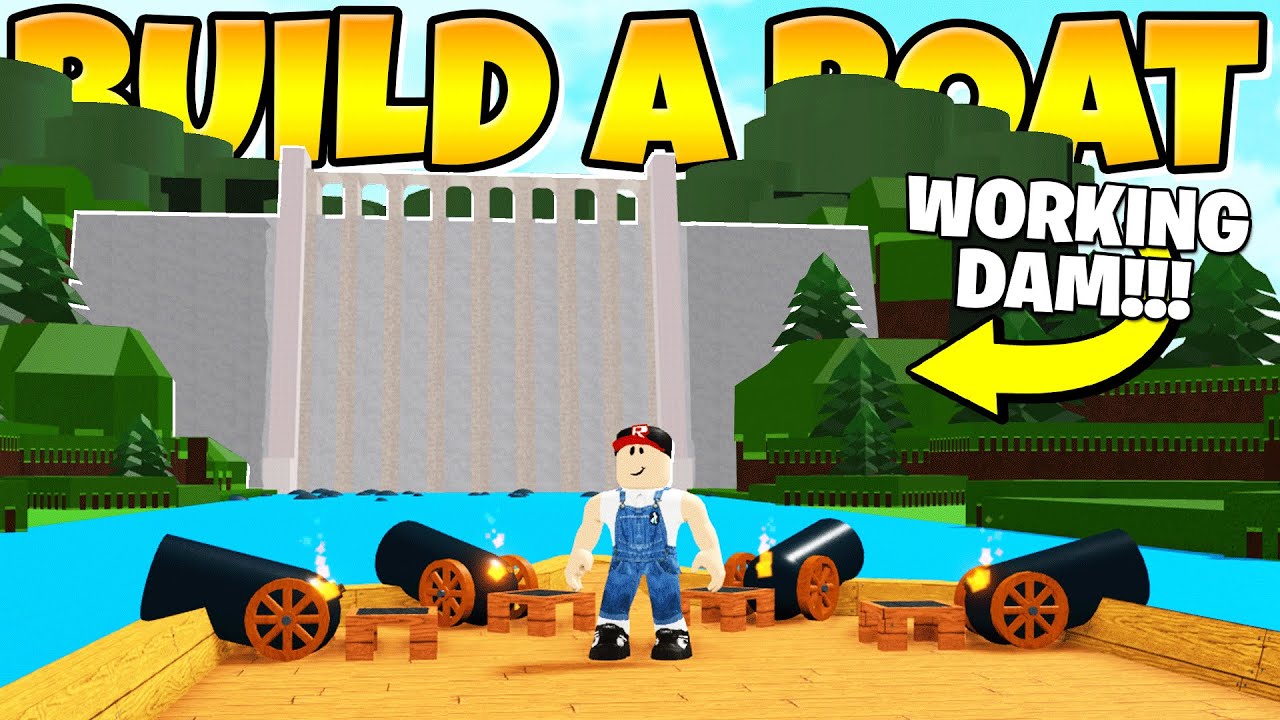 GIANT WORKING DAM In Build a Boat! ❌❌❌
