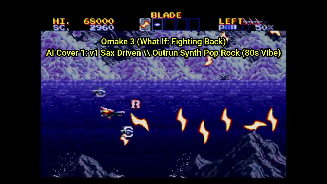 Thunder Force 4 - Omake 3 (What If: Fighting Back) [AI Cover 1: v1 Sax] \\ Synth Pop Rock (80s Vibe)