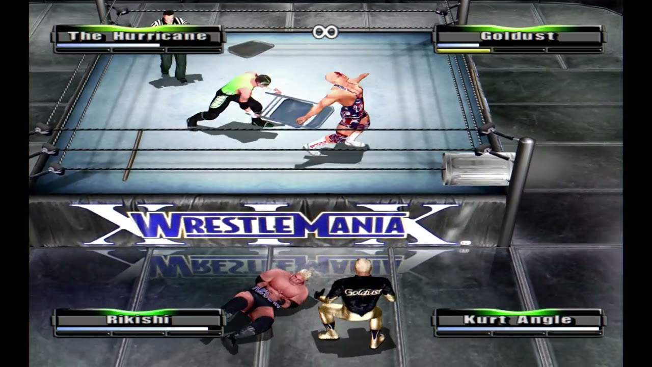 Wrestlemania XIX - Rikishi/Kurt Angle vs Goldust/Hurricane