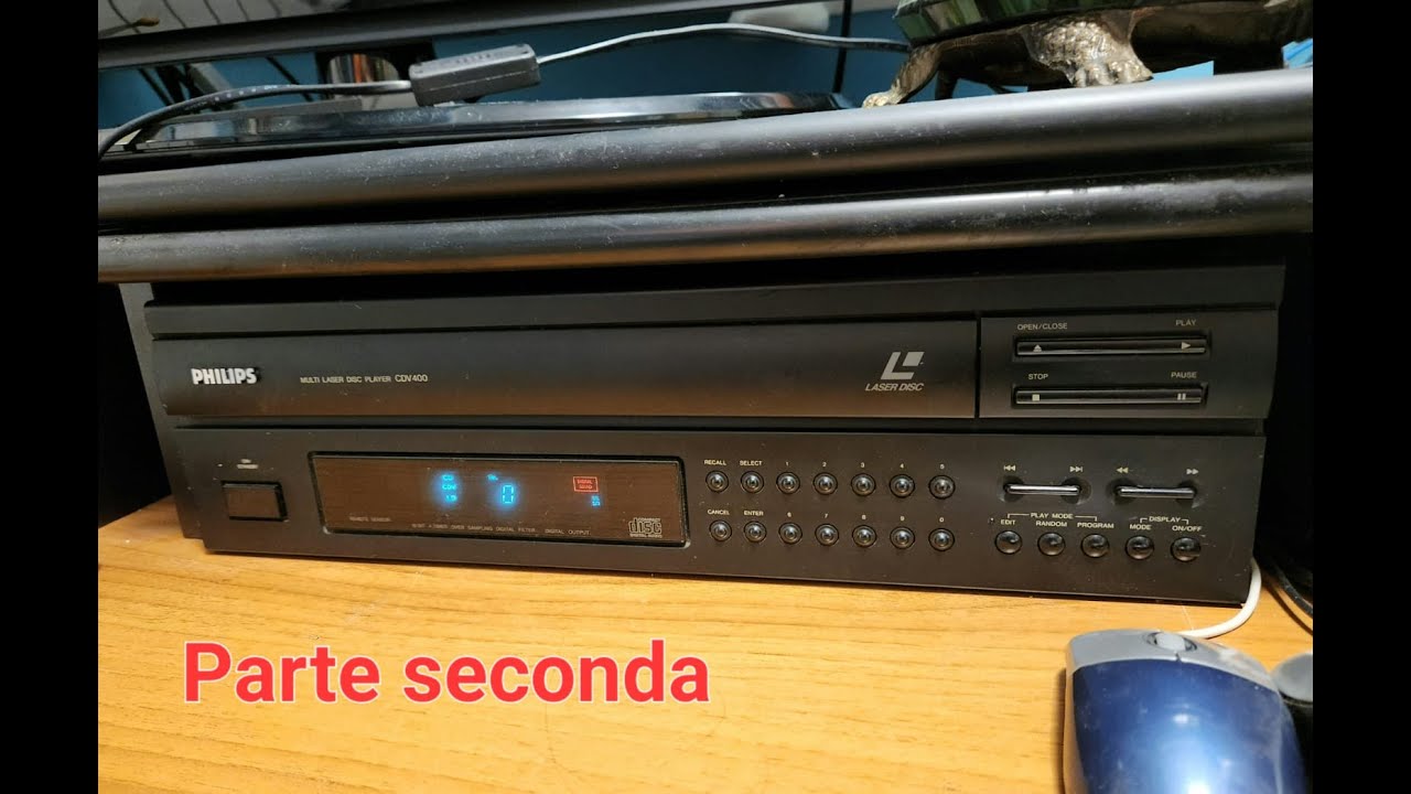 Tentativo di riparazione Laserdisc LD Philips CDV-400 Parte seconda