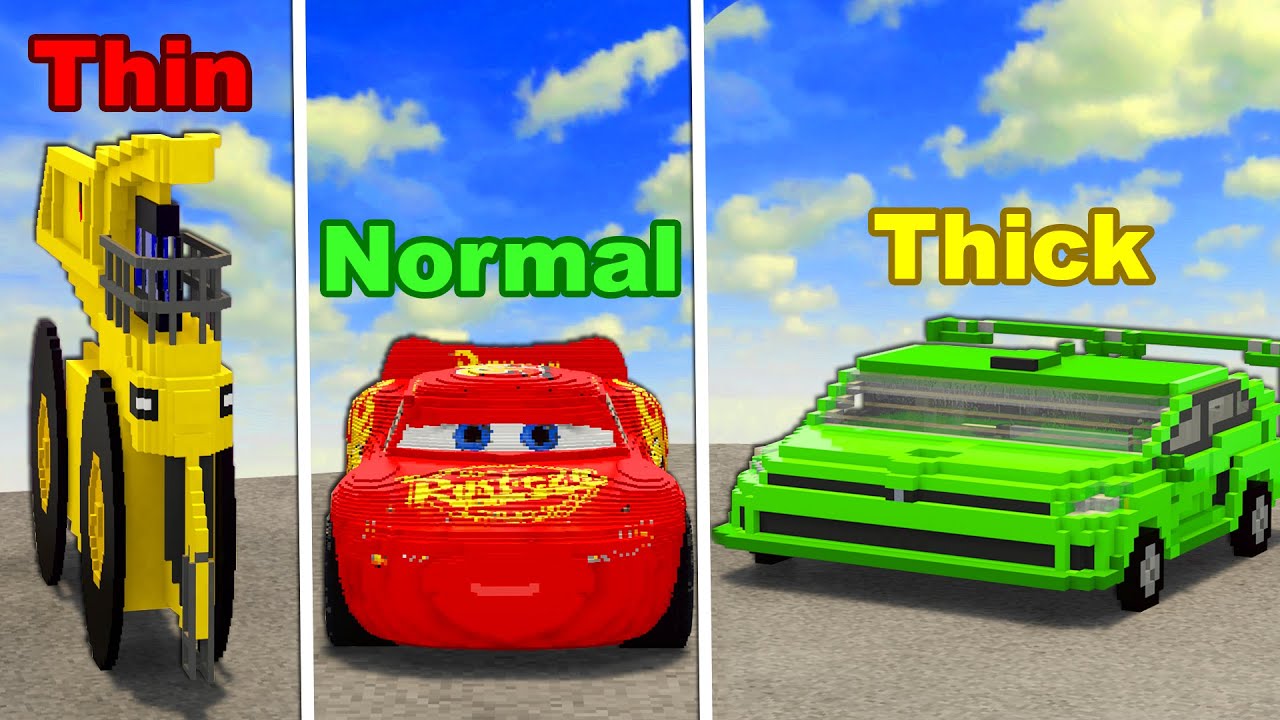 Testing Thin vs Thick Cars in Teardown