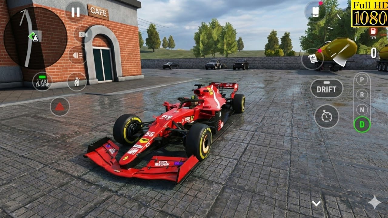 Formula 1 Car Gameplay in Car Parking Driving School 🏎️🔥 (1080p HD)