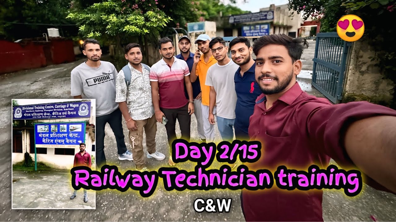 Day 2/15 Railway Technician Training #railway #railwaycharan