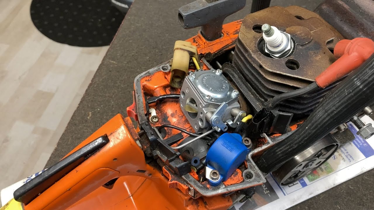 Husqvarna 238 SG motorsåg - stryper sig / tvekar vid gaspådrag
