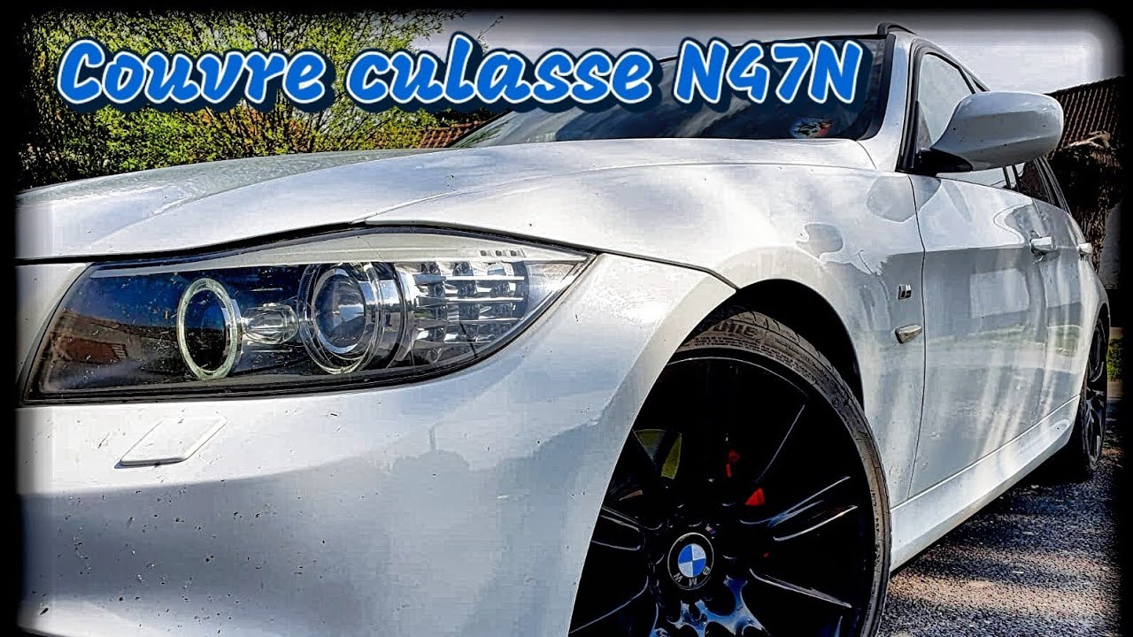 Remplacement joint couvre culasse BMW E91 320D N47N (cylinder head cover gasket)