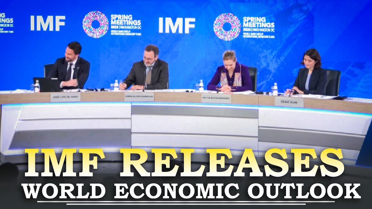 IMF releases World Economic Outlook, holds news conference | Washington DC | Tariff deal talks