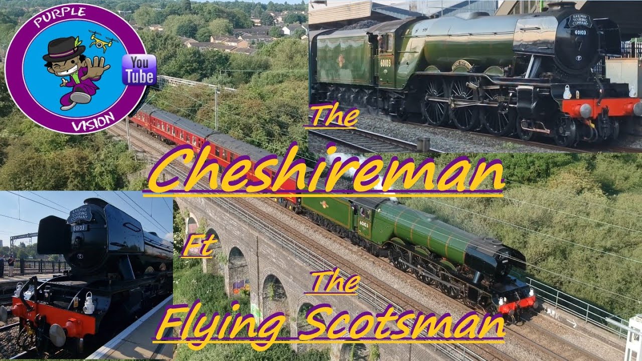 60103 The Flying Scotsman at Northampton BONUS! Return Journey included 10/6/2023