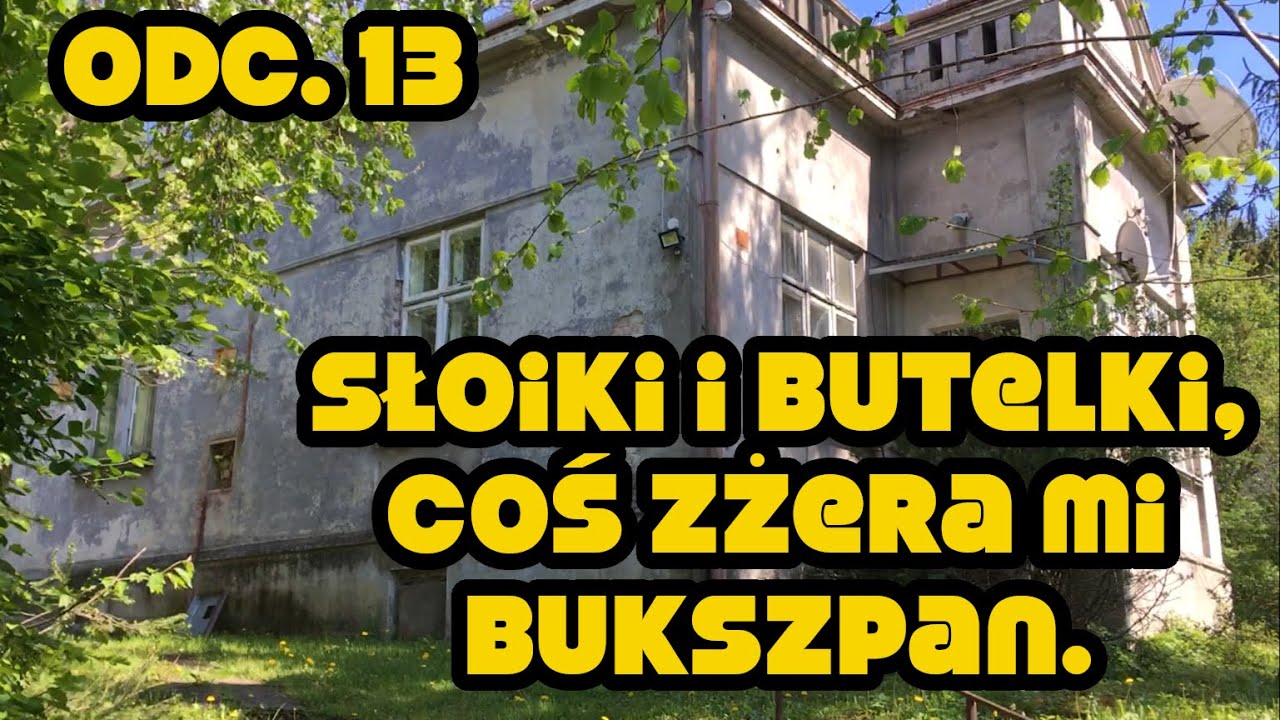 Odc.13 BUTELKI I SŁOIKI | PROBLEMY Z BUKSZPANEM | Nowy sprzęt | Remont starego domu.