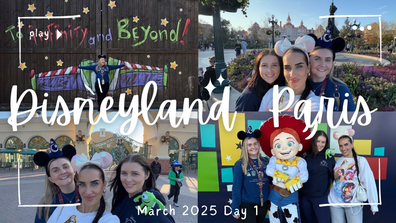 Disneyland Paris Spring 2025 Day 1 vlog🐭🇫🇷🎢✨💕| Bistro Chez Remy| Meeting Jessie 🤠 & much more !