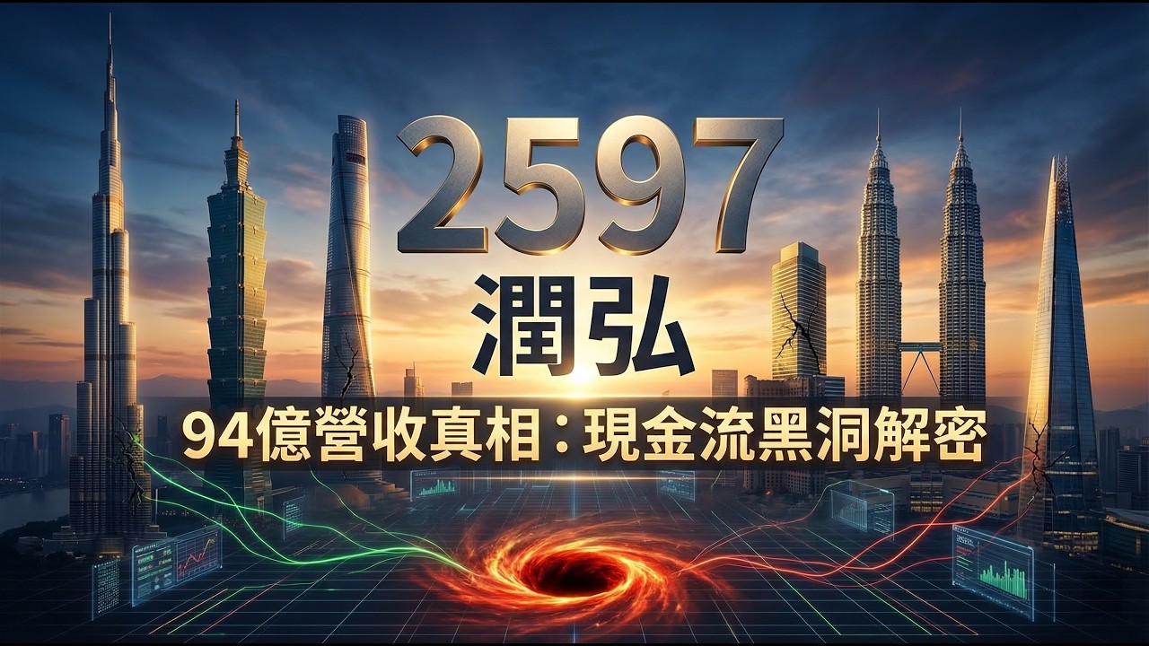 【2597 潤弘】解密94億營收背後的現金流黑洞？💥