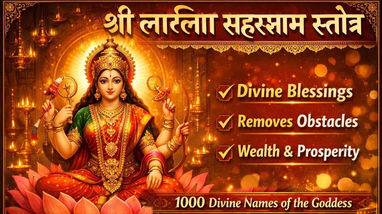 Shri Lalita Sahasranama Stotram | Complete Chant | Peace & Goddess Blessings #LalitaSahasranama 