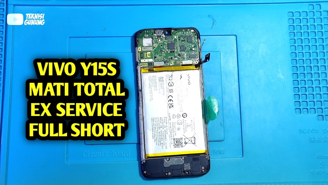 VIVO Y15S MATI TOTAL KONSLET FULL SHORT KARENA BEKAS MASUK AIR