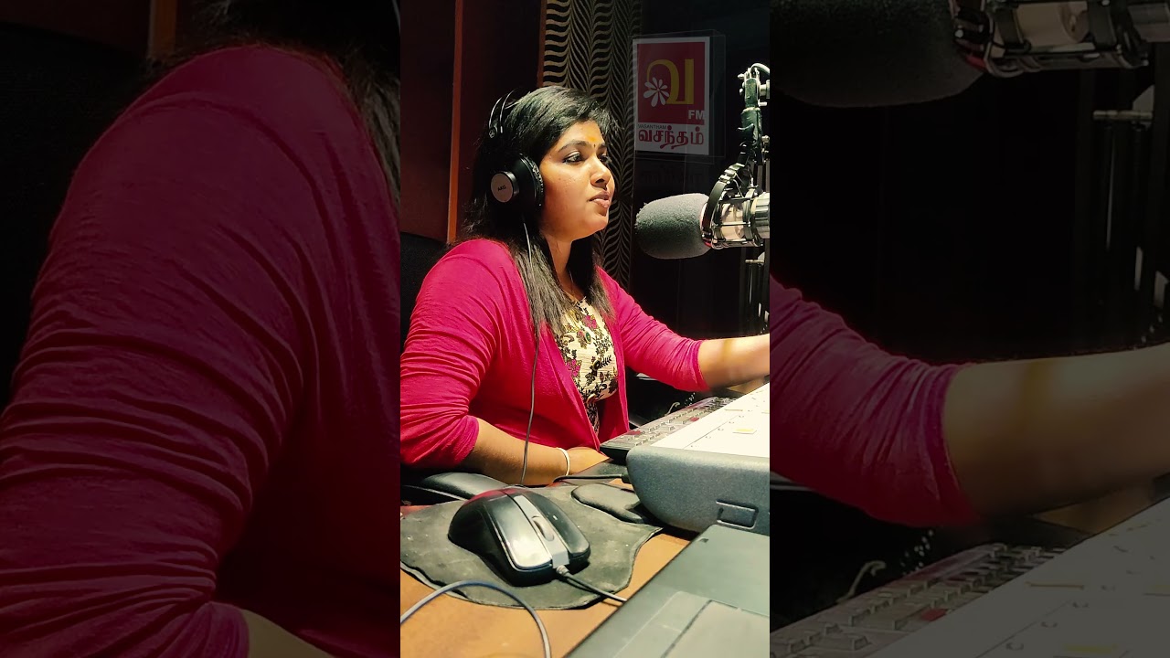 #RjThusha #VasanthamFM #UnnarukenaanIrunthal #OnAir #Shorts