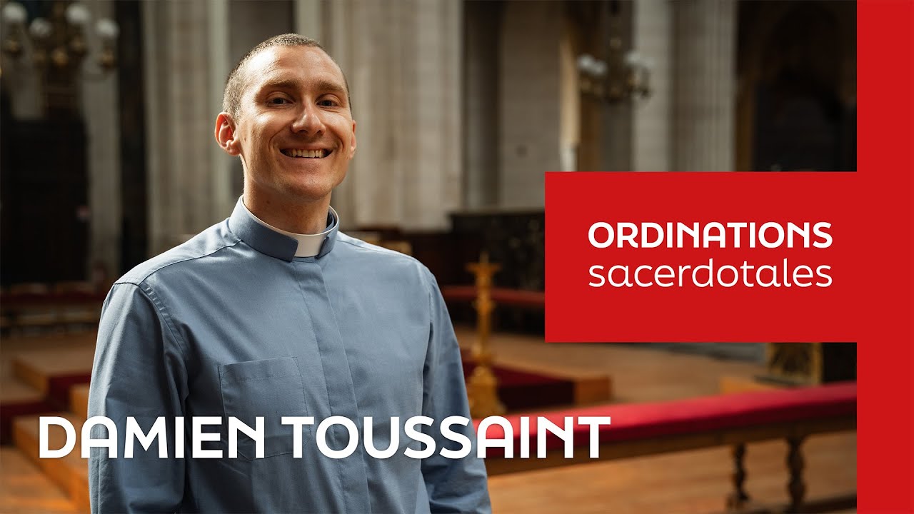 Damien Toussaint, futur prêtre pour le diocèse de Paris