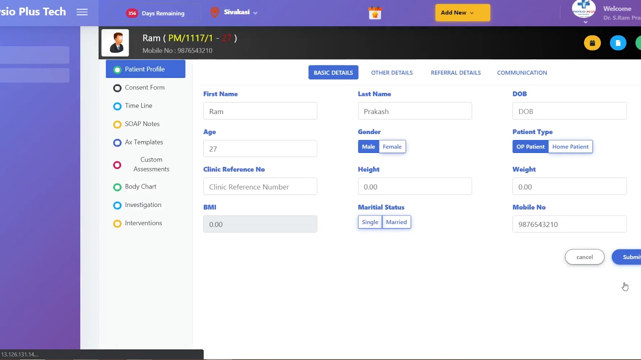 Developing a treatment protocol : Physio Plus Tech : Physiotherapy Clinic Management Software
