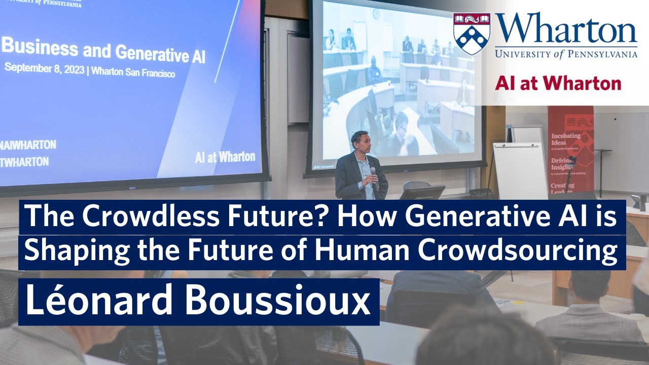How Generative AI is Shaping the Future of Human Crowdsourcing with Léonard Boussioux
