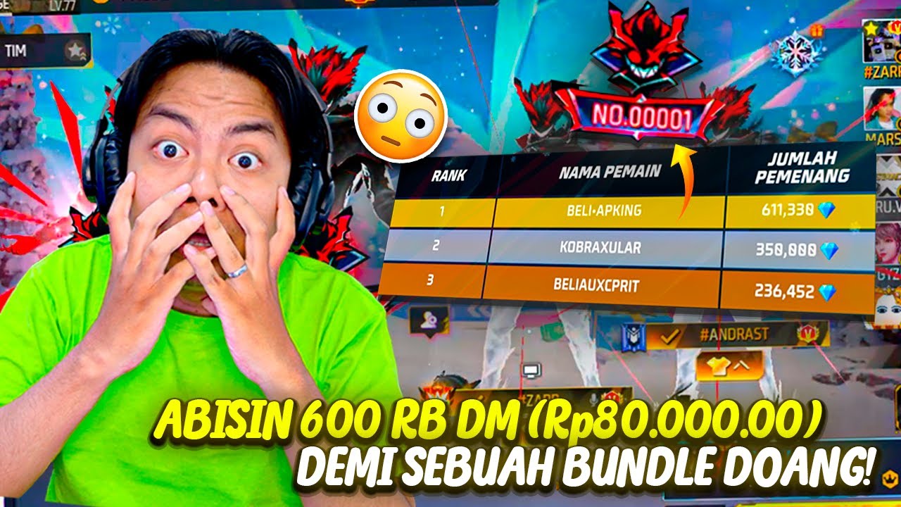 BUNDLE SKIN 001 LEGENDARY INI SEHARGA 600.000 DM! ABISIN Rp80.000.000 DEMI SKIN! 😭