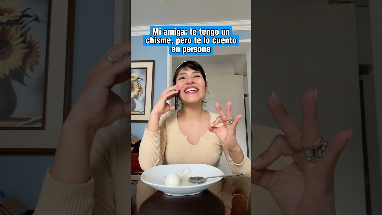 Amiga te tengo un chisme 🤣✨ 